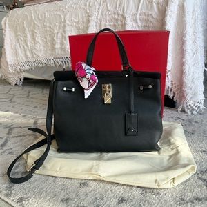 Valentino Garavani Joylock black satchel bag